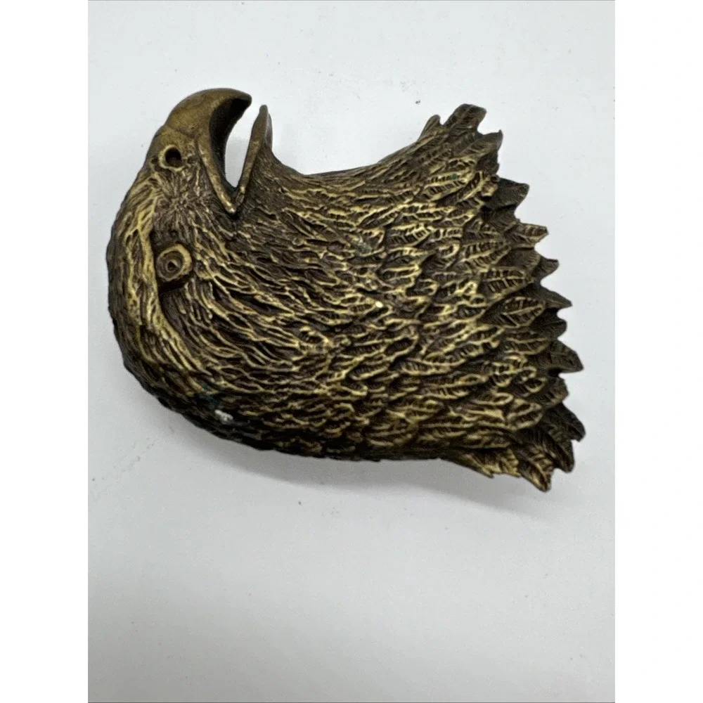 Leoma Lovegrove 1979 Solid Brass Eagle‎ Vintage Belt Buckle